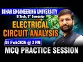Electrical Circuit Analysis | B.tech 3rd Sem | Practice Session | EE #beu #semester3  #btech