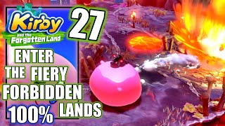 Kirby and the Forgotten World - Enter the Fiery Forbidden Lands - All Waddle Dees 100% - Part 27