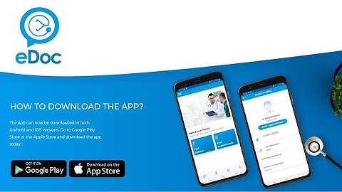 eDoc How to Install the App