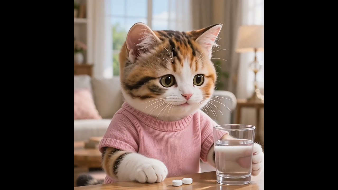 妹猫ちゃんの風邪薬のCMです