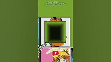 Satisfying Minecraft Sand Art ( Garfield ) | Pixel Art en Minecraft | #shorts