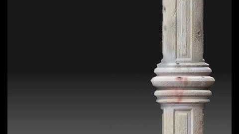 Simple zBrush Pillar Trainning