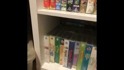 Overview of my VHS and DVD Collection (2020 edition)