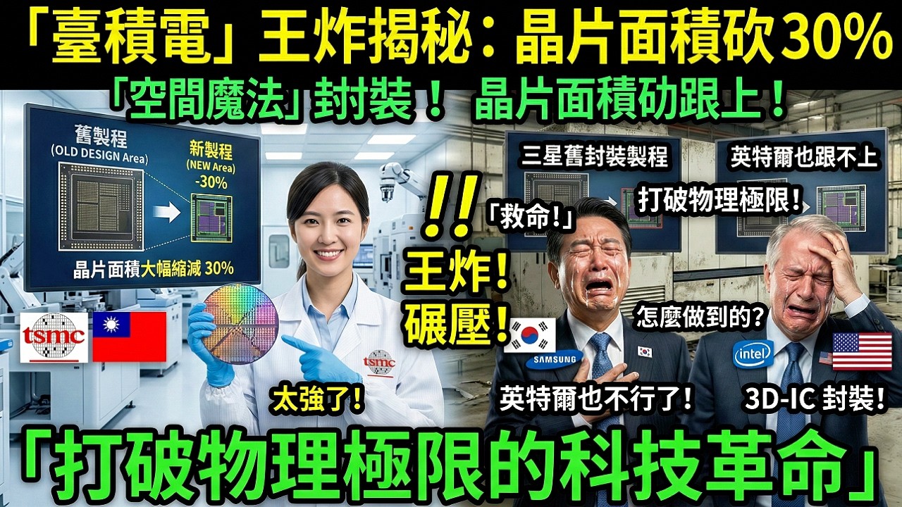 藏不住了！臺積電瘋了？30%晶片面積被砍，MIT專家當場拍桌：違背物理定律！