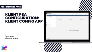 Introduction To Klient Psa Configuration The Config App