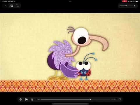 Vulture saves the ladybug (popular)