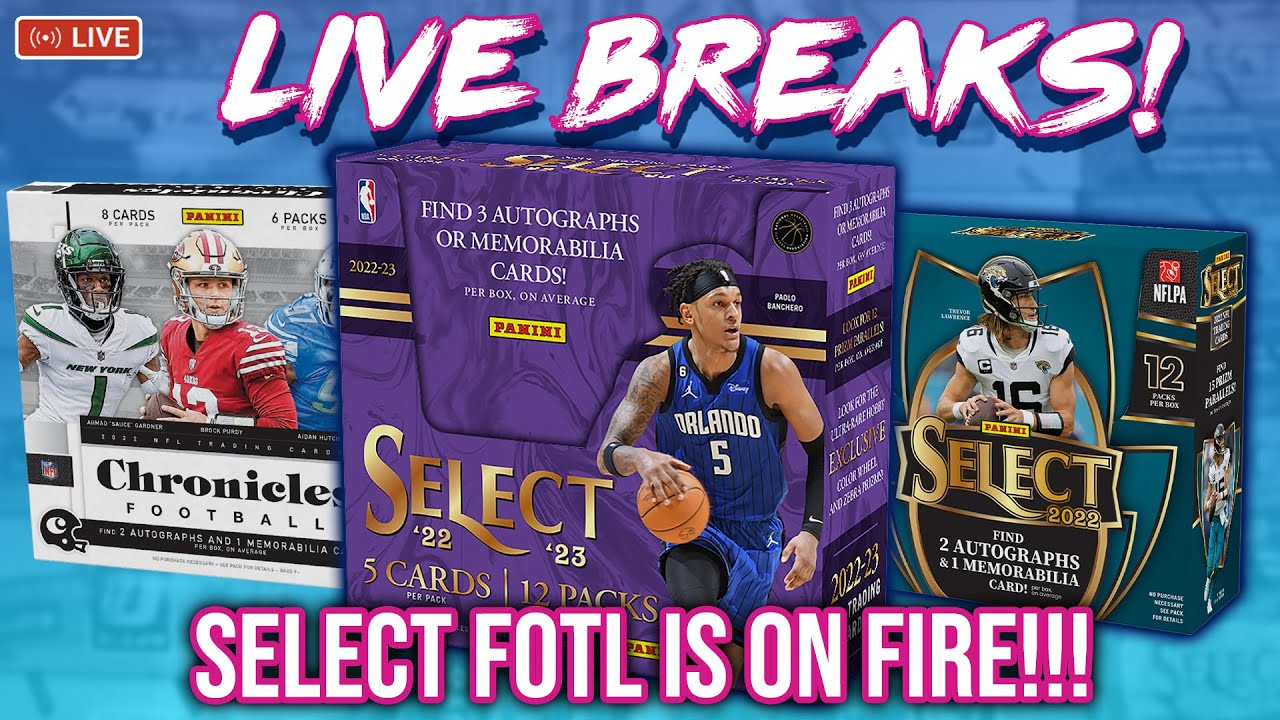SELECT FOTL IS ON FIRE!! 🔥 Select NBA & NFL + Chronicles NFL + WWE