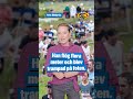 William knockad av häst under Lidingöloppet