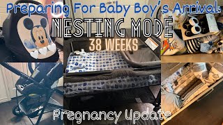 Pregnancy Update♡👣|Membrane Sweep,Trying Castor Oil,Nesting|TIANNAMARIE