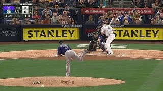 COL@SD: Butler strikes out Myers looking in the 4th
