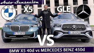 Comparativa  Mercedes Benz GLE 450d vs BMW X5 40d ¿Cual es el REY de los SUVs Alemanes?