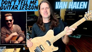 Dont Tell Me Guitar Lesson - Van Halen - How To Play Don't Tell Me By Van Halen On Guitar