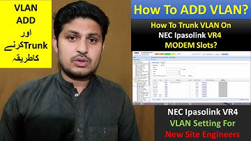 How To ADD And Trunk VLAN ON NEC Ipasolink VR4 || VLAN Setting || PK Telecommunications