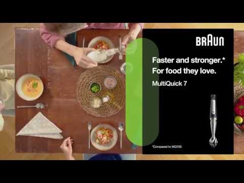 Braun MultiQuick 7 Immersion Hand Blender with Food Processor