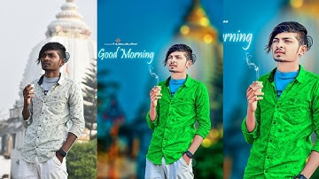Rd Debu jaisa photo editing kaise kre Background change photo editing #goodmorning  photo editing