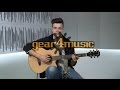 Deluxe Single Cutaway Electro Acoustic Guitar by Gear4music