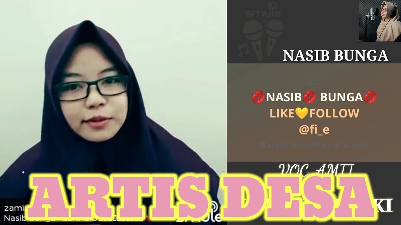 KARAOKE DUET NASIB BUNGA DANGDUT. bareng artis imutt... AMII YouTube