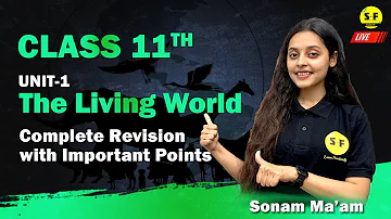 Class 11th Biology The living World with Complete Chapter Discussion with Sonam Ma'am