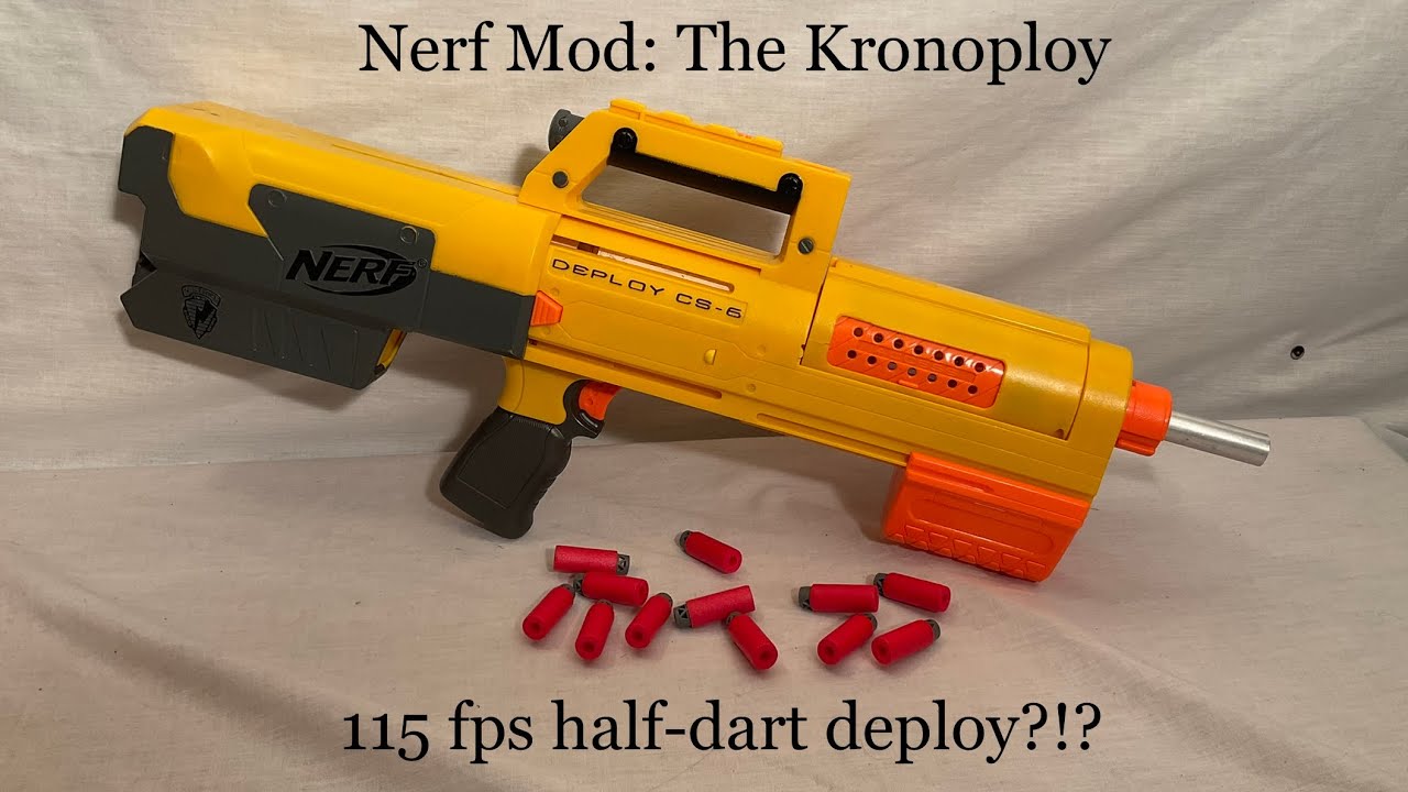 Kan beregnes bruger rille Nerf Mod: The Kronoploy! 115 FPS Half-Dart Deploy?!? - YouTube