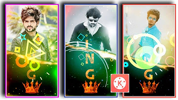 How to make attitude king whatsapp status video in KineMaster || king whatsapp status editing video