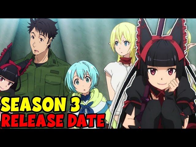 Kapan Gate: Jieitai Kanochi nite, Kaku Tatakaeri Season 3 ? - Membahas Anime  Gate yuk ! - BiliBili