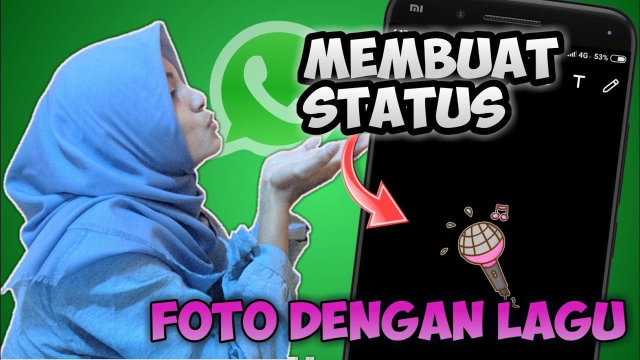 Membuat Status  Foto di WA  Dengan  Lagu  Cuma 2 Menit YouTube