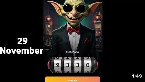 29 November Goblin Mine GameCode | Goblin Mine Game VIP Code ||Goblin Mine Game Daily Code