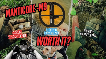 My Thoughts on The Manticore M9 Search Coil. Plus a Water Hunt!