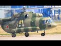 Разлет вертолетов Ми-35 Ми-26 и Ми-8АМТШ  авиасалон МАКС-2021