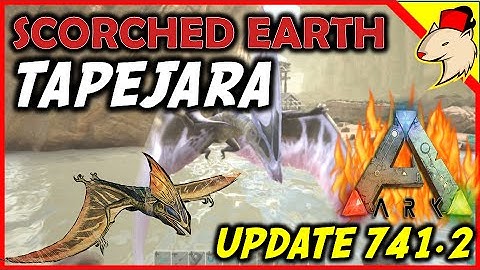 ARK Tapejara On Scorched Earth - How To Spawn Update 741.2
