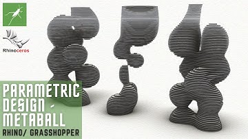 Easy Grasshopper 3d Tutorial Parametric Design | Metaball