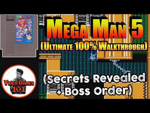 Mega Man 5 Walkthrough 100 Guide With Boss Order Video Games 101 