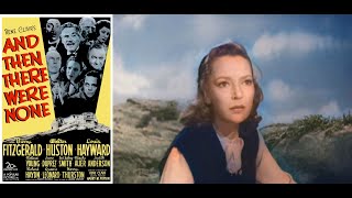 Famous And Then There Were None 1945 Colorized, Full complete movie. Color. Agatha Christie Wealth