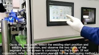 7. Bit Center Positioning - Diamond Core Drill Laser Welding Machine