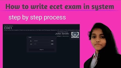 How to write TS ECET exam in system|Ts Ecet exam pattern 2024|step by step process|