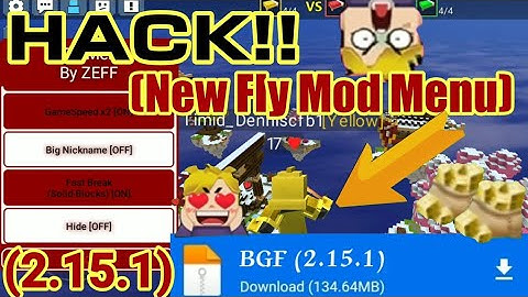 New fly mod menu🔥in Blockman Go 2.15.1| Bedwars |