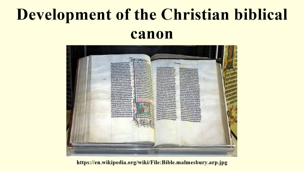 Development of the Christian biblical canon YouTube