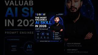 Prompt Engineering Might Be The Most Valuable AI Skill In 2026 #devAIsol #viral #fyp #shorts