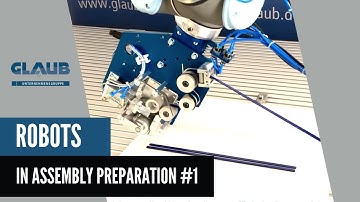 Application with robots-robot-assisted application of adhesive tape in automotive | GLAUB Automation