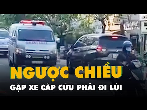 Video Ôtô chạy ngược chiều trên cầu Thủ Thiêm, gặp xe cấp... - youtube