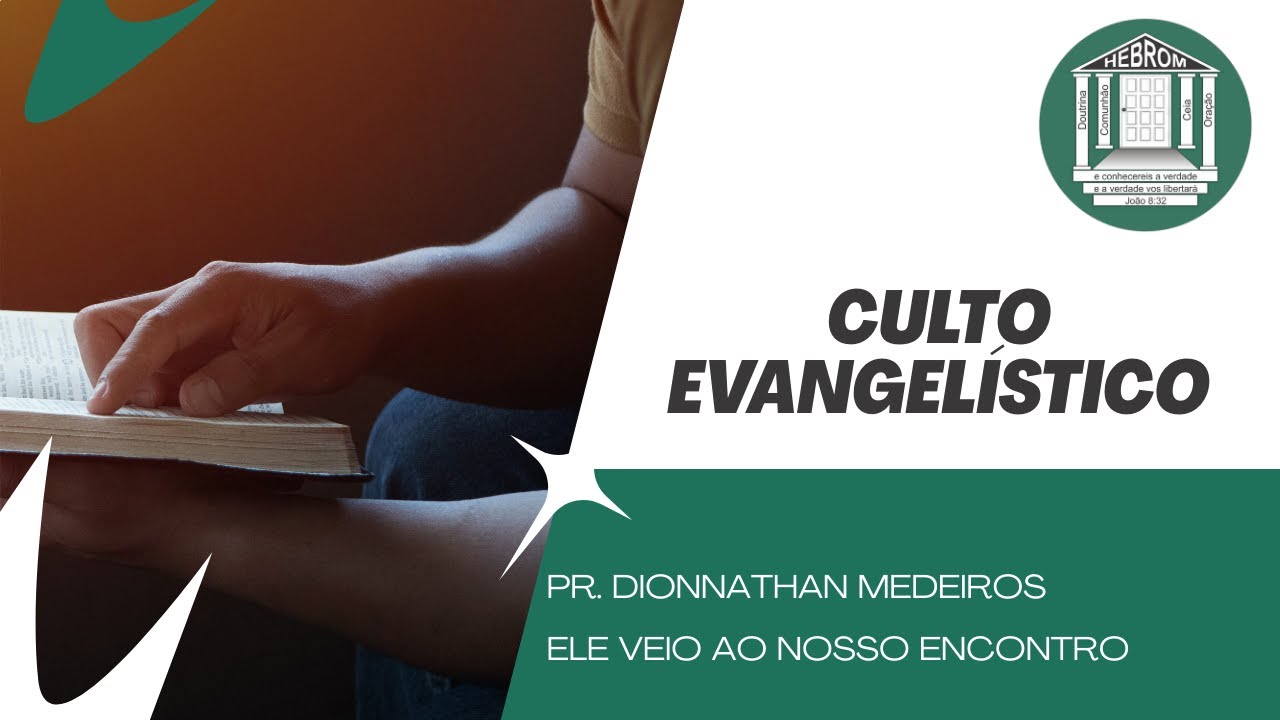 Culto Evangelístico - Pr.  Dionnathan Medeiros  - 11/01/2026