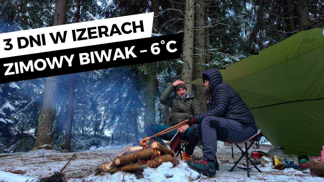 #72 Zimowe Izery! Stóg Izerski, Chatka Górzystów i 3 Dni Biwaku w Hamakach ❄️🌲