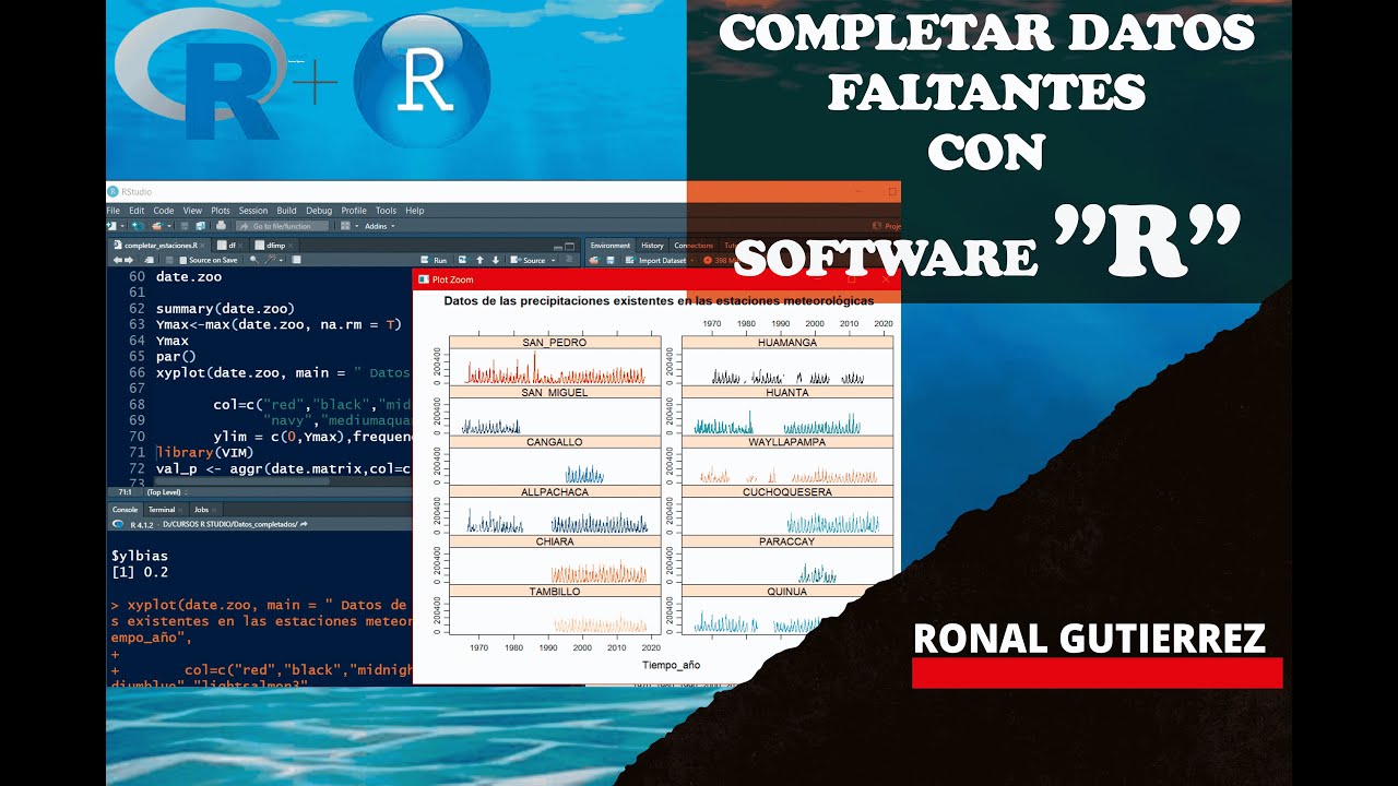 Como completar datos faltantes de precipitación (en series temporales