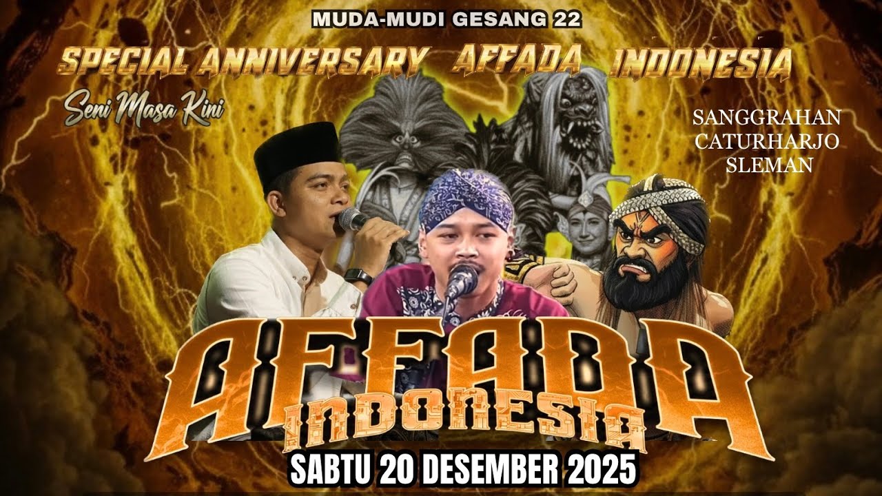 KESENIAN AFFADA INDONESIA SPECIAL ANNIVERSARRY AFFADA INDONESIA ( SANGGRAHAN, CATURHARJO, SLEMAN )