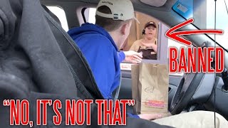 'No It's Not That' DRIVE THRU PRANK (BANNED from Dunkin Donuts)