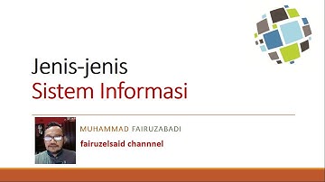 Jenis-jenis Sistem Informasi