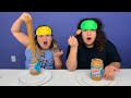 Real food vs slime food switch up challenge