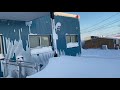 After a 3-day blizzard in Rankin Inlet, Nunavut, Canada (Dec 31, 2020)