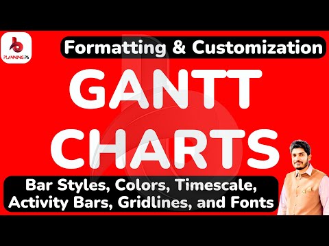 How to format Gantt Chart setting in primavera p6 | planning p6 | Explain Gantt chart | Leaning |