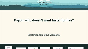 Brett Cannon, Dino Viehland - Pyjion: who doesn’t want faster for free? - PyCon 2016